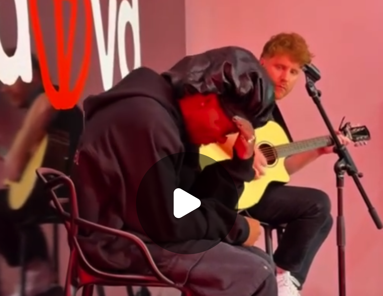 d4vd performing Afterlife for the first time — visibly crying